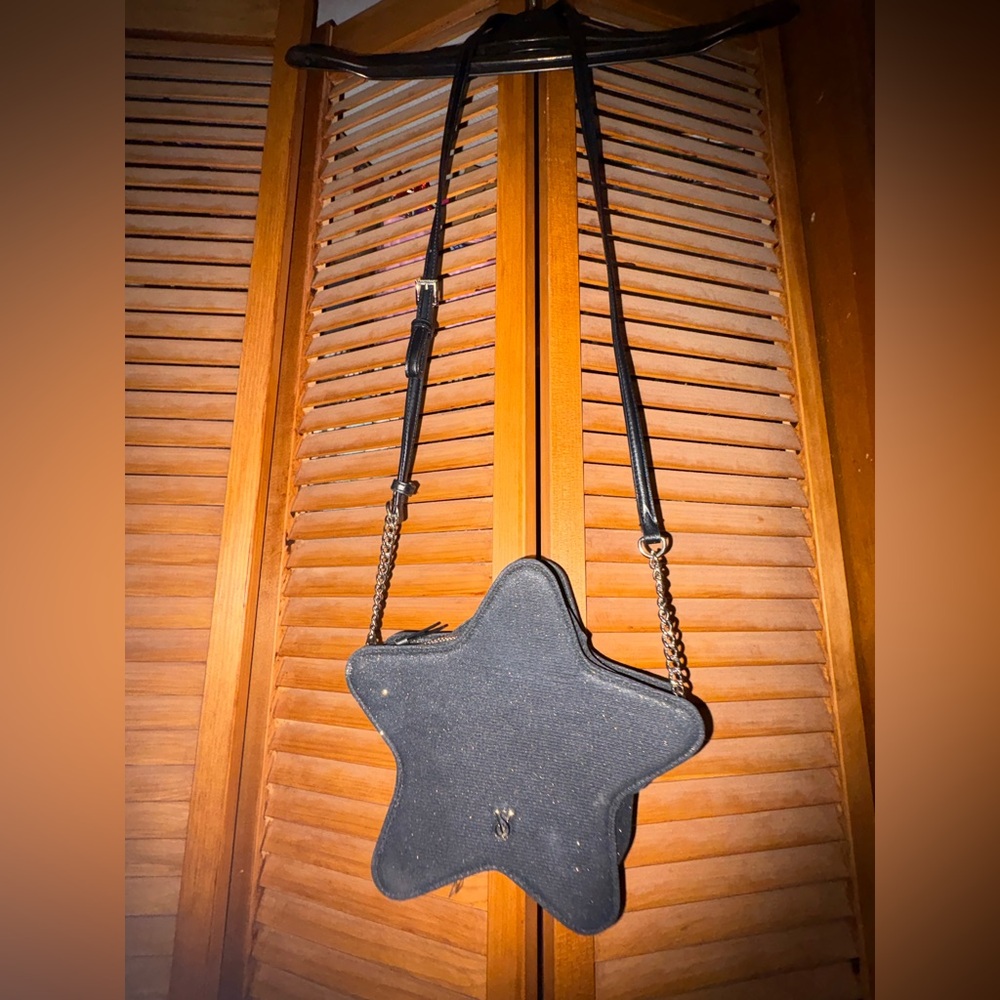 Sparkly VS star purse.